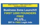 Claim Your Spot as a Founder and Enjoy $97 in FREE Login Ads
