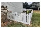 Elegant Vinyl Picket Fence Gate – Low Maintenance & Strong