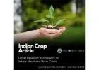 Publish Your Indian Crop Article with Agri Journal World – Make Your Research Count