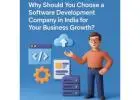 Why Should You Choose a Software Development Company in India for Your Business Growth?
