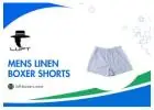 Mens Linen Boxer Shorts – Breathable Comfort & Everyday Style