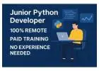 Junior Python Developer - Paid Training, No Experience Needed