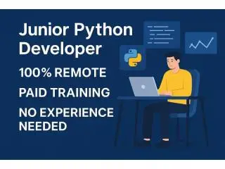 Junior Python Developer - Paid Training, No Experience Needed -NC Junior Python Developer - Paid Training, No Experience Needed -NC