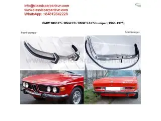 BMW 2800CS. 3.0CS. E9 bumpers (1968-1975) BMW 2800CS. 3.0CS. E9 bumpers (1968-1975)