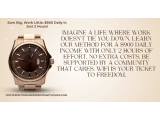 Tired of the 9-5? Learn How to Earn in Just 2 Hours a Day! Tired of the 9-5? Learn How to Earn in Just 2 Hours a Day!