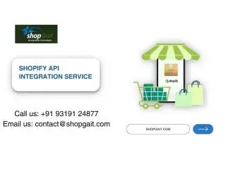 Connect and Automate with Shopify API Integration Service by Shop Gait Connect and Automate with Shopify API Integration Service by Shop Gait