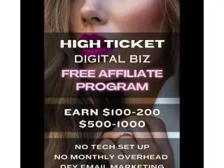 High Ticket Commission - Free Affiliate Program High Ticket Commission - Free Affiliate Program