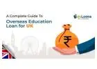 Funding Made Simple: Study Loans for UK-Bound Students