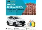 Innova Crysta Hire for Local & Outstation Jaipur