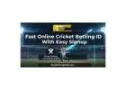 Online Cricket Betting ID for Seamless Experience