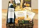 Say "cheers" with our festive wine and chocolate basket