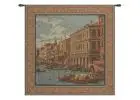 Shore on the Large Canal – Elegant Italian Tapestry Art