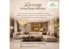 Luxury Living Room Interiors in Bangalore