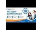 ISO 45001 Certification Services in Columbus