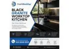 Black Granite Worktop Kitchen | +44 020 83685555 | DialAWorkTop