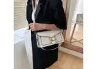 Double-Strap Small Square Crossbody Bag — Chic Underarm Purse for Women