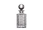 Crystal Whiskey Decanter Set | Distinct Bar Statement