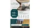 What are the available apartment configurations and layout sizes in Amrapali Sapphire, Sector 45, No
