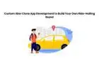 Custom Uber Clone App Development to Build Your Own Ride-Hailing Brand