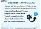 How to convert OST data items to PST format?