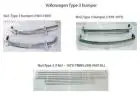 Volkswagen Type 3 bumper and trims (1963–1971) by stainless steel